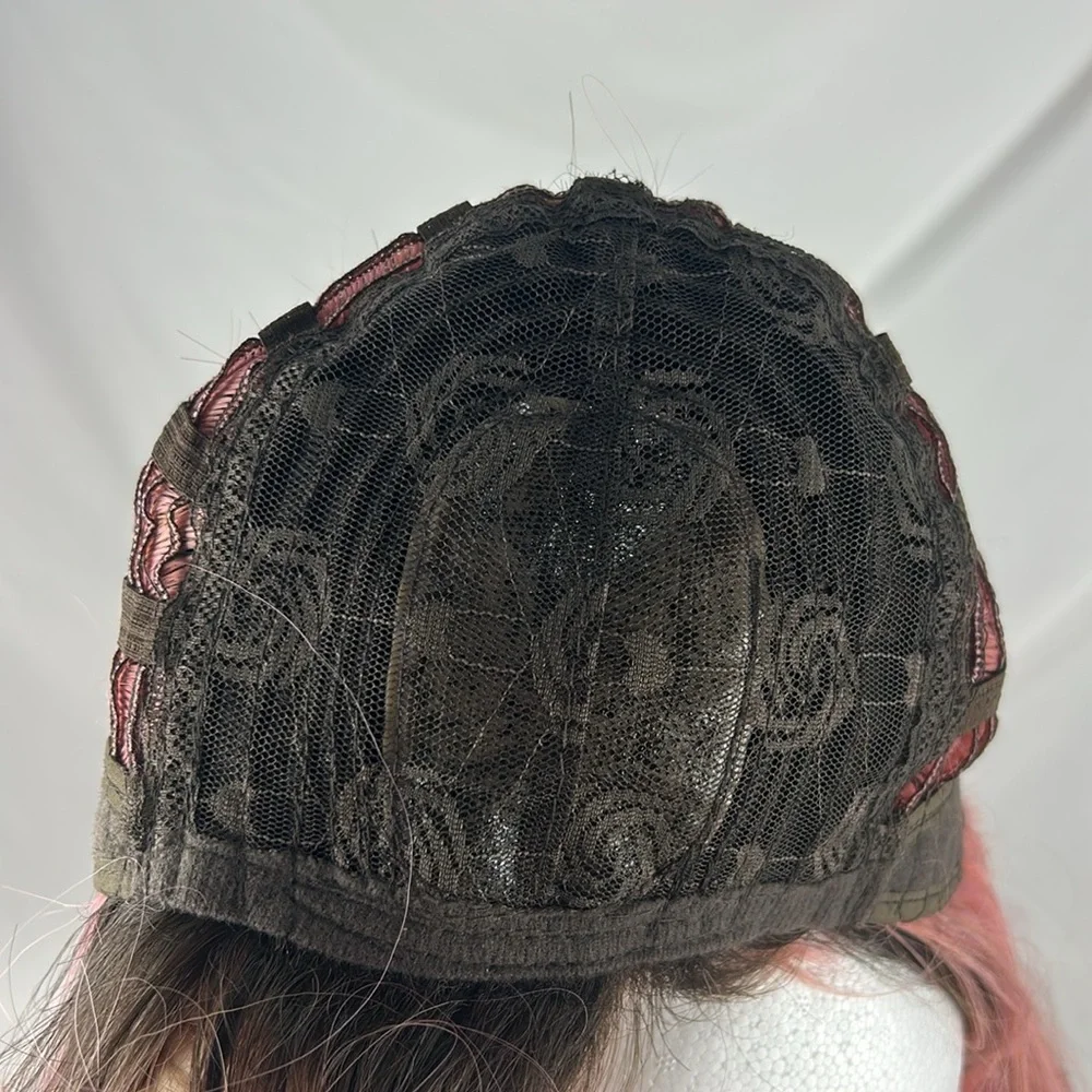 001 Pink Wavy Ombré LONG 24” - Picture 2 of 3